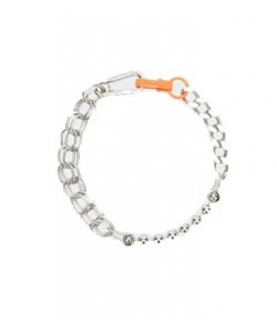 Multichain Necklace Silver Orange