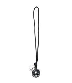 Knot Black White Keychain Necklace