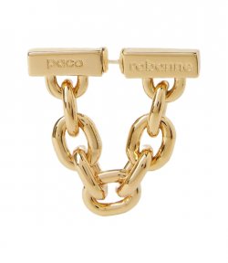 Gold XL Link Chain Drop Earring
