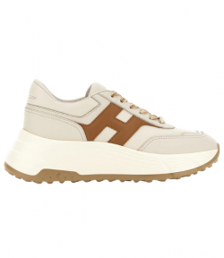 H669 Beige/Brown Leather Allacciato H
