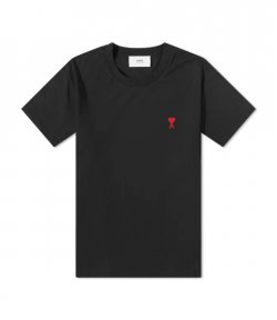Small Red Ami De Coeur Black T-Shirt