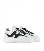 H-Stripes Allacciato H Spezzata Bianco Nero Sneakers