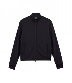 Black Track Top Jacket