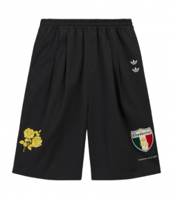 Black Twill WC Long Shorts