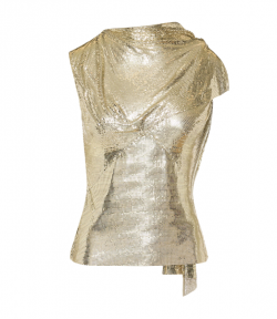 Light Gold Haut Short Sleeves Top